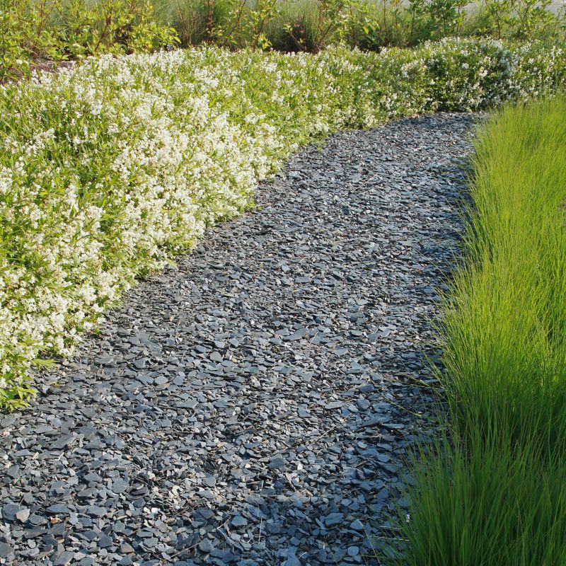 Landscaped Gravel Path