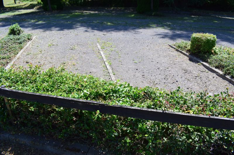 Large Gravel Parking Lot