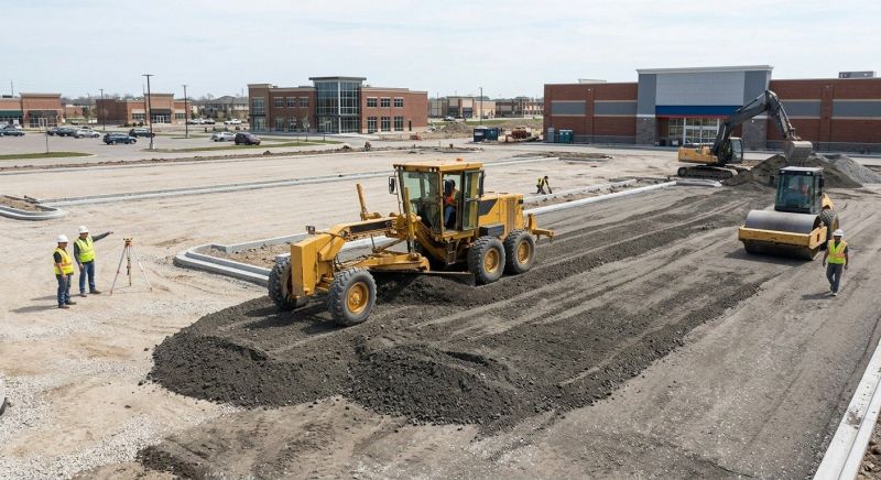 Parking Lot Excavation in Gainesville, GA