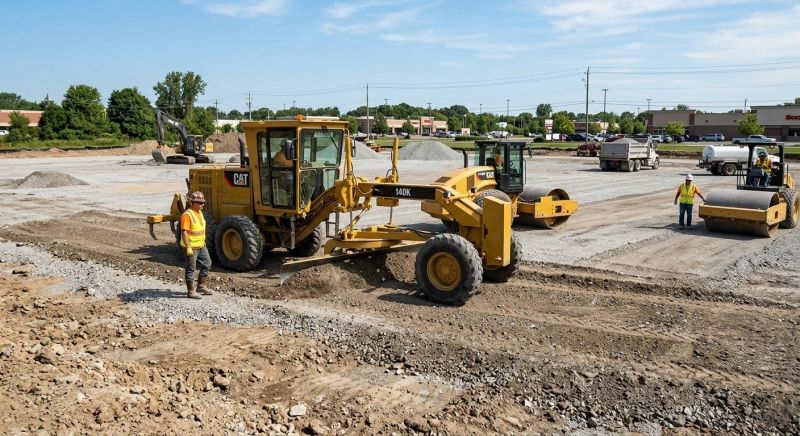 Parking Lot Gravel Repair in Canton, GA