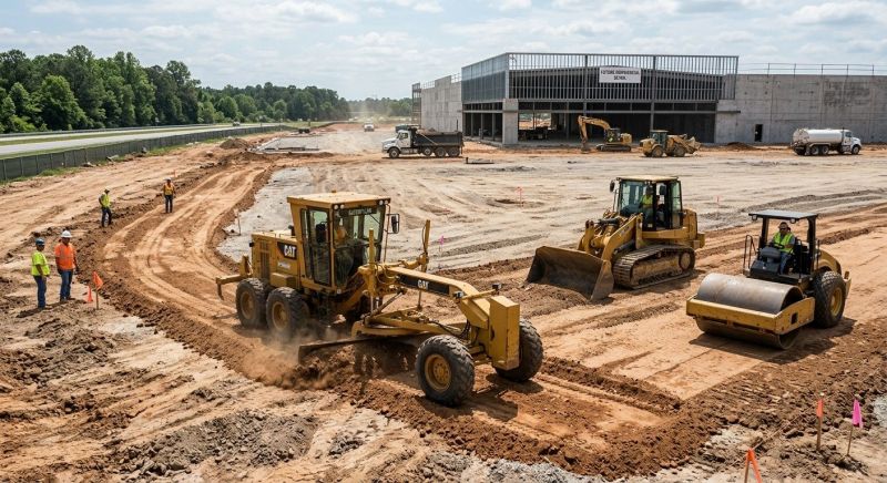 Parking Lot Leveling in Roswell, GA