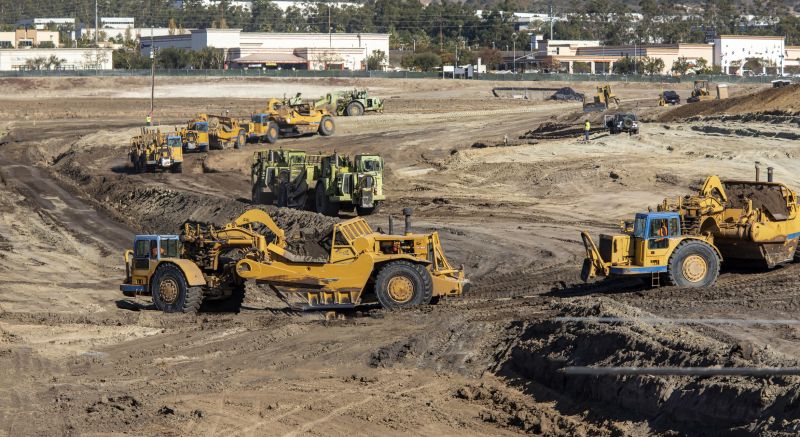 Commercial grading machinery